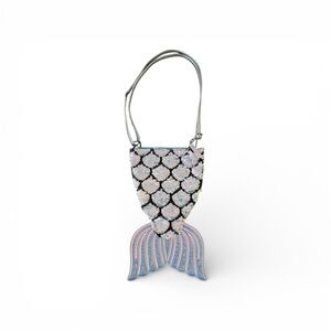 p.s. Aeropostale Kids Girls‎ Mermaid Tail Sequin Shoulder Bag Iridescent Blue